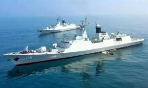 100艘护卫舰还不够？054B三号舰现身，美国海军已被彻底甩开！