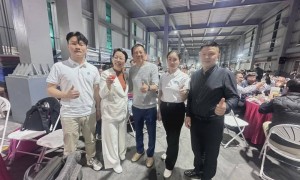 广东朗盾科技有限公司研发的6000吨挤压线铝棒加热设备在台湾成功发布投产