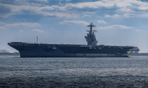 造了15年才海试！全球第3艘电磁航母登场，中美航母差距一目了然