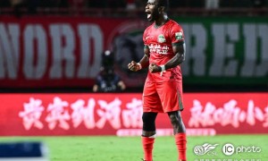 中超官方：阿奇姆彭当选第20轮最佳 梅开二度助球队4-1大胜