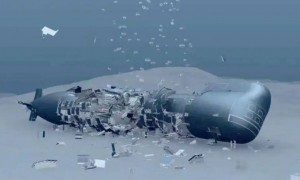 4000吨核潜艇掉入2600米海底悬崖，129人全遇难，22枚核弹下落不明