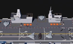 076甲板突现神秘飞行器，这次不是歼35，中国第4款电磁弹射舰载机来了？