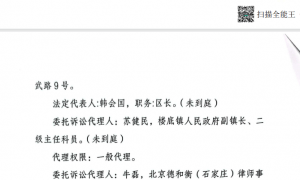 石家庄栾城区政府被诉后无人出席庭审：法院判定缺席审判，继续庭审