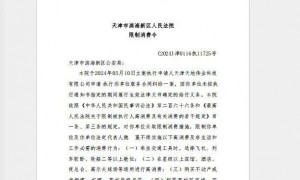 公安局被“限高”：民企中标公安局两起采购项目，约5000万元款项遭长期拖欠，法院曾对公安局及其负责人发出“限制消费令”，又悄然解除