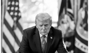 特朗普发布个人黑白照：我是关税王